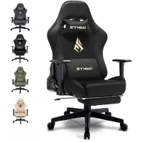 Selius Ergonomische Gamingstoel - Bureaustoel - Gamestoel - Office Chair - Draaistoel - Met Voetensteun & Lendensteun