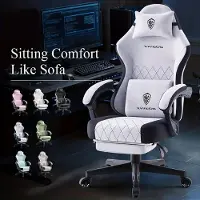 Selius Gamingstoel - Bureaustoel - Computestoel - Racestoel - Zwarte Grijs Groene Gaming Chair