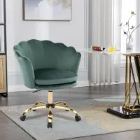 Selius Bureaustoel - Office Chair - Werkstoel - Study Chair - Bureaustoel Groen - Verstelbare Hoogte