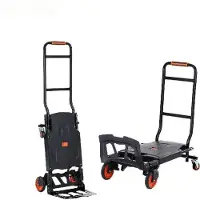 Selius Inklapbare Steekwagen - Aluminium Handtruck en Transportkar met 150 kg Draagvermogen en Ergonomisch Ontwerp
