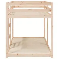 Selius Zwart Metalen Stapelbed met Houten Lades voor Jongeren – 90x200 cm – Hoogslaper