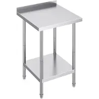 Selius Keukenwerktafel RVS - 90 x 61 x 61 cm - 150 kg Draagvermogen - Metaal Frame