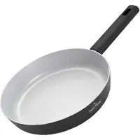 Swiss Haus SCFP30B Koekenpan Inductie - Ø 30 cm - PFAS Vrij Bakpan - Pan Met Sapphire Anti-aanbak - Koekenpannen Voor Alle Warmtebronnen - Zwart
