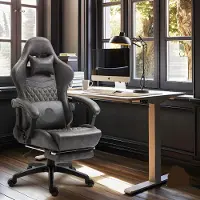 Selius Gamingstoel - Bureaustoel - Werkstoel - Studiebureaustoel - Verstelbare Zithoogte - Ergonomische Rugleuning
