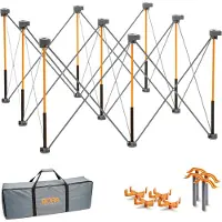 Selius Opvouwbare werkstandaard 1,2 x 1,2 m met 4 snelklemmen en draagtas
