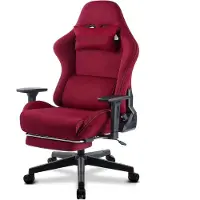 Selius Bureaustoel - Gamingstoel - Bureaustoel Ergonomisch - Werkstoel - Ademend Suède Materiaal