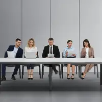 Selius Ergonomische Bureaustoel - Kantoorstoel - Vergaderstoel - Thuiswerkstoel - Directiestoel - PolyurethanLeer