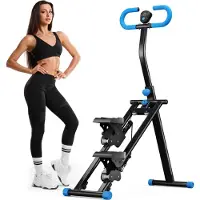 Selius Traptreden Krachtstation - Zwart - 150 kg Belastbaar - Compact Opvouwbaar - Voor Volledige Lichaamstraining