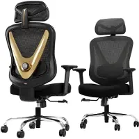 Selius Ergonomische Bureaustoel - Bureaustoel Ergonomisch - Kantoorstoel Mesh - Werkstoel - Gamestoel