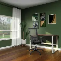 Selius OFFICE 653730 Office bureaustoel R8 stof/net zwart draaistoel, inklapbare armleuning & lendensteun in hoogte verstelbaar