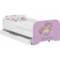 Selius Kinderbed – Peuterbed – Juniorbed – Bedhuisje – Meisjesbed – 140x70 cm – Met Matras