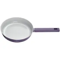 Swiss Haus SCFP20T Koekenpan Inductie - Ø 20 cm - PFAS Vrij Bakpan - Pan Met Sapphire Anti-aanbak - Koekenpannen Voor Alle Warmtebronnen - Paars