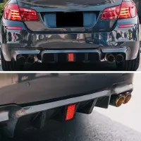 Selius Achterdiffuser Carbon Fiber Look - Voor BMW F10 F11 M Sport - ABS Kunststof
