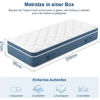 Selius Hybride Queen Matras met Pocketveren en Luxe Euro Top