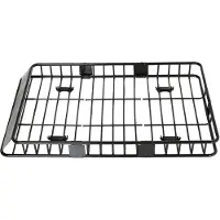 Selius Dakkofferrek – Bagagerek – Autodrager – Verstelbaar 109-162 cm – Max. 100 kg Staal Zwart