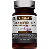SINGULARIS Probiotic IBS, 10 miljard Lactospore. PROBIOTISCHE ONDERSTEUNING VAN HET IMMUUNSTELSEL. 30 capsules