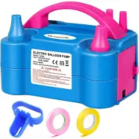 OCreon Elektrische Ballonpomp 600W - Feestballonnen - Twee Mondstukke & 2 Modi voor Feestdecoratie