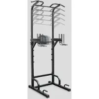 Selius Power Tower – Krachtstation – Optrekstang – Dip Station – Multifunctionele Fitnesskooi