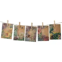 OCreon Seeds DIY-adventskalender met 24 zakjes om zelf te vullen
