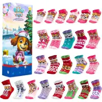OCreon Get trend Paw Patrol Skye adventskalender 2026 met 24 sokken