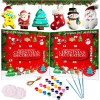 OCreon DIY decoraties adventskalender 2024 schilder je eigen decoraties