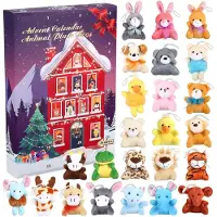 OCreon Adventskalender voor kinderen 2026 - 24 pluche