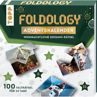 OCreon Origami puzzel adventskalender - 24 vouwpuzzels - Voor slimme hoofden en handige handen - Duitstalig