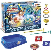 OCreon Adventskalender voor jongens - Vechttol - Speelgoed adventskalender met vechttol - Met vechttol - Kerstkalender voor jongens en meisjes