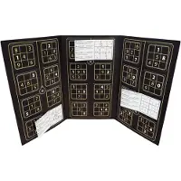 OCreon Adventskalender voor Sudoku-liefhebbers - 24 puzzels Kerstmis aftellen voor volwassenen en senioren - Eenvoudige - Middelgrote en harde puzzels