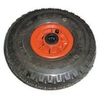 Altè Wiel voor kar met luchtband, diameter 260 mm, met lagers, plastic velg - ø 260x85 mm, gat ø 20 mm