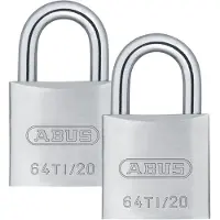 ABUS - Hangslot - Titalium - 64TI/20 twins