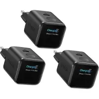 Anker Nano 45W -3pack USB-C snellader met Smart Display - Intelligente oplader met realtime scherm - IPhone-herkenning en batterijbescherming