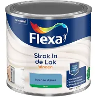 Flexa - Strak In De Lak Binnenlak Mat - Intense Azure - Mengverf - 500 Ml