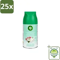 Air Wick 25 x – Navulling – Freshmatic Jasmijn & Appelbloesem – 250 ml - Grootverpakking - Vaatwasstrips - Lentedauw - Geur - Geurverspreiding - Geurneutralisatie - Parfum