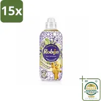 Robijn 15 x – Wasverzachter – Intense Spa Sensation – 765 ml - Wasstrips - Wasverzachter - Eucalyptus - Lavendel - Frisheid - Wellness