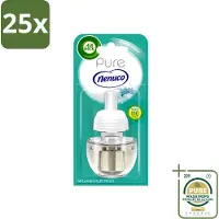 Air Wick 25 x - Luchtverfrisser Navulling - Pure Nenuco - Elektrische Geurverspreider - 19 ml - Wasstrips - Nenuco Geur - Luchtverfrisser - Elektrische Geurverspreider - Navulling - Essentiële Oliën