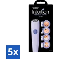 Wilkinson 5 x Sword - Trimmer - Intuition Perfect Finish 4-in-1 - Gezicht en Lichaam - 1 scheerapparaat - Voordeelverpakking - 5 stuks