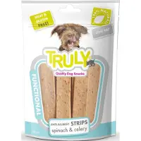 Truly Hondensnack Spinazie en Selderij - 10 zakken van 100 gram