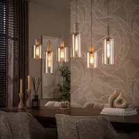 Hoyz Collection - Hanglamp Aurea - Beige - 14x118x150 cm