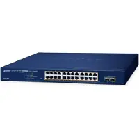Planet Technology Corp. GS-2210-24P2S 24-Port Poe+ Web Smart Switch GS-2210-24P2S