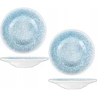 Wilmax Diep Porselein Bord 27 cm, Meerkleurig, 2-delig