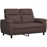 vidaXL Bank Donkerbruin 158 x 90 x 95 cm Stof