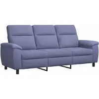 vidaXL Bank Jeans Blauw 214 x 90 x 95 cm Stof