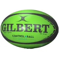 Gilbert rugbybal Control-A-Ball maat 4 groen zwart voor training.