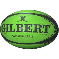 Gilbert rugbybal Control-A-Ball maat 4 groen zwart voor training.