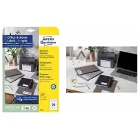 Avery Universele etiketten, 10 vel 48,5 x 25,4 mm, wit, All printer types, Inkjetprinter, Laserprinter, Kleurenlaser printer, Ko - 2 stuks