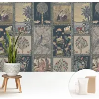 Wallfluent Fotobehang - Marine Vliesbehang - 208x146 cm - Romantische Scène Fotobehang Vlies - Woonkamer behang Deel - Muurschildering - Woonkamer behang