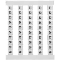 Weidmuller 0460660051 Wit 500 stuk(s)