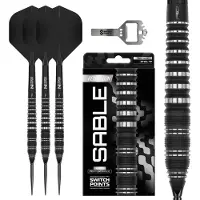 Red Dragon Sable Black Torpedo Switch Point 90% - Dartpijlen