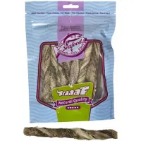 Braaaf 12x Hondensnack Sticks Zalmhuid 12 Cm 70 Gr